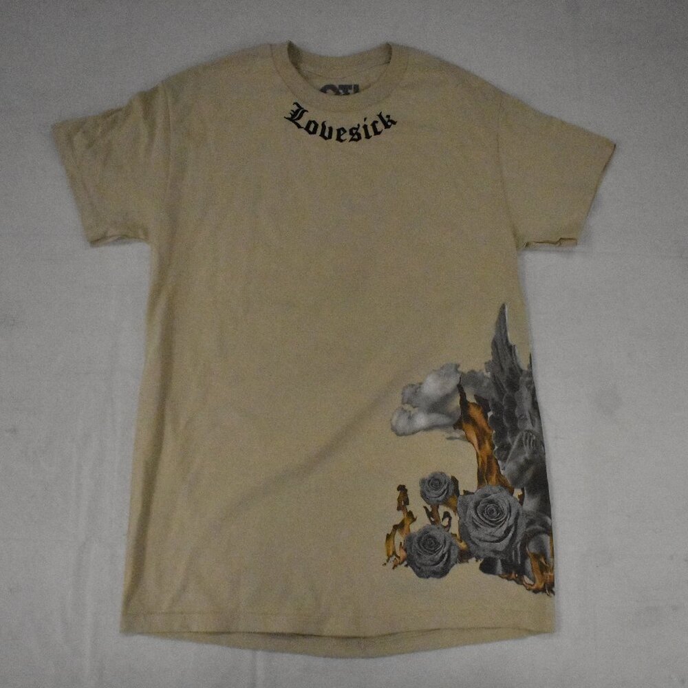 On The Low OTL Mens Lovesick Beige Shirt New Small
